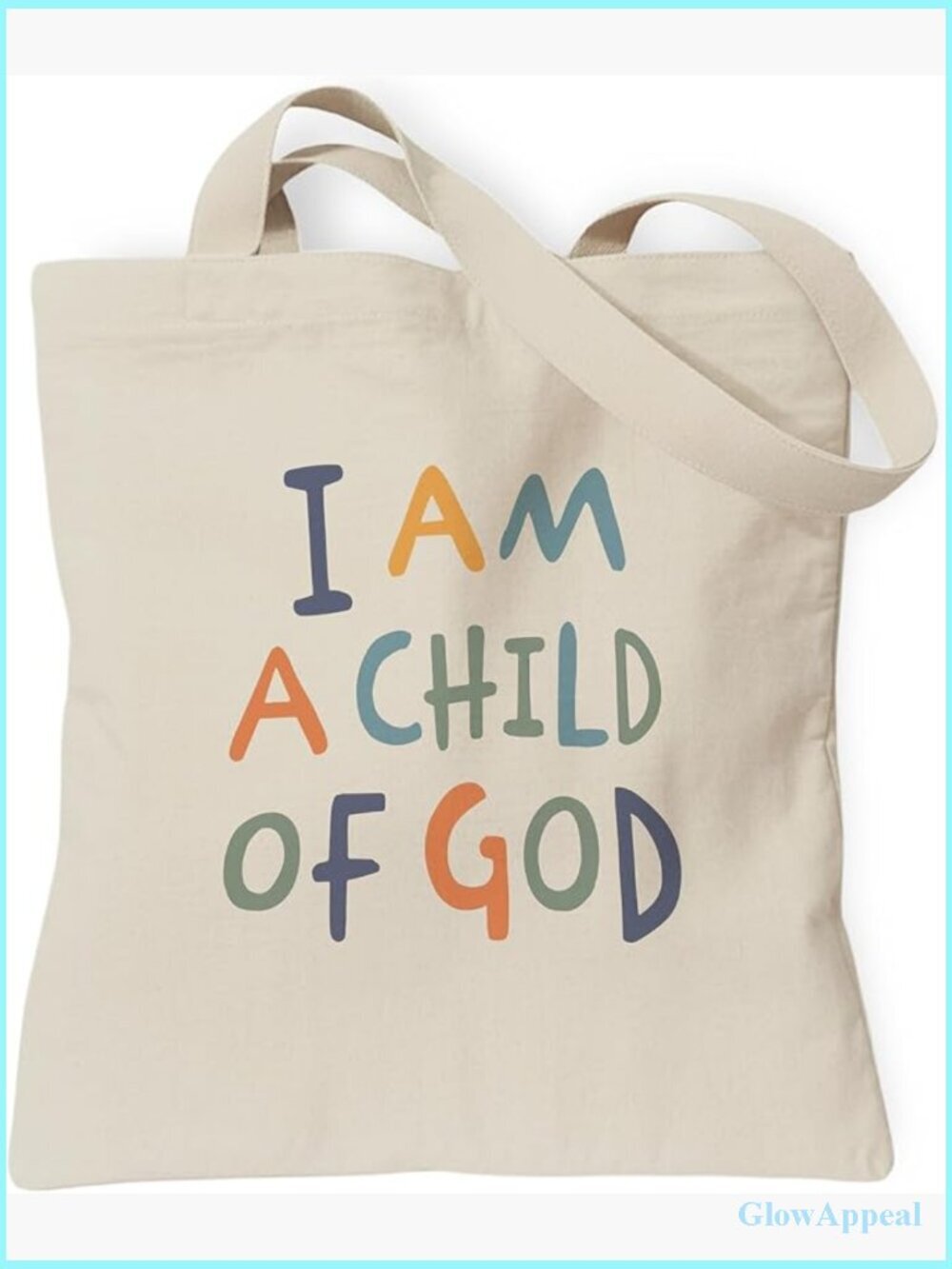 Canvas Tote Bag with Inner Zipper Pocket, 13.8 Inch Shoulder Bag
